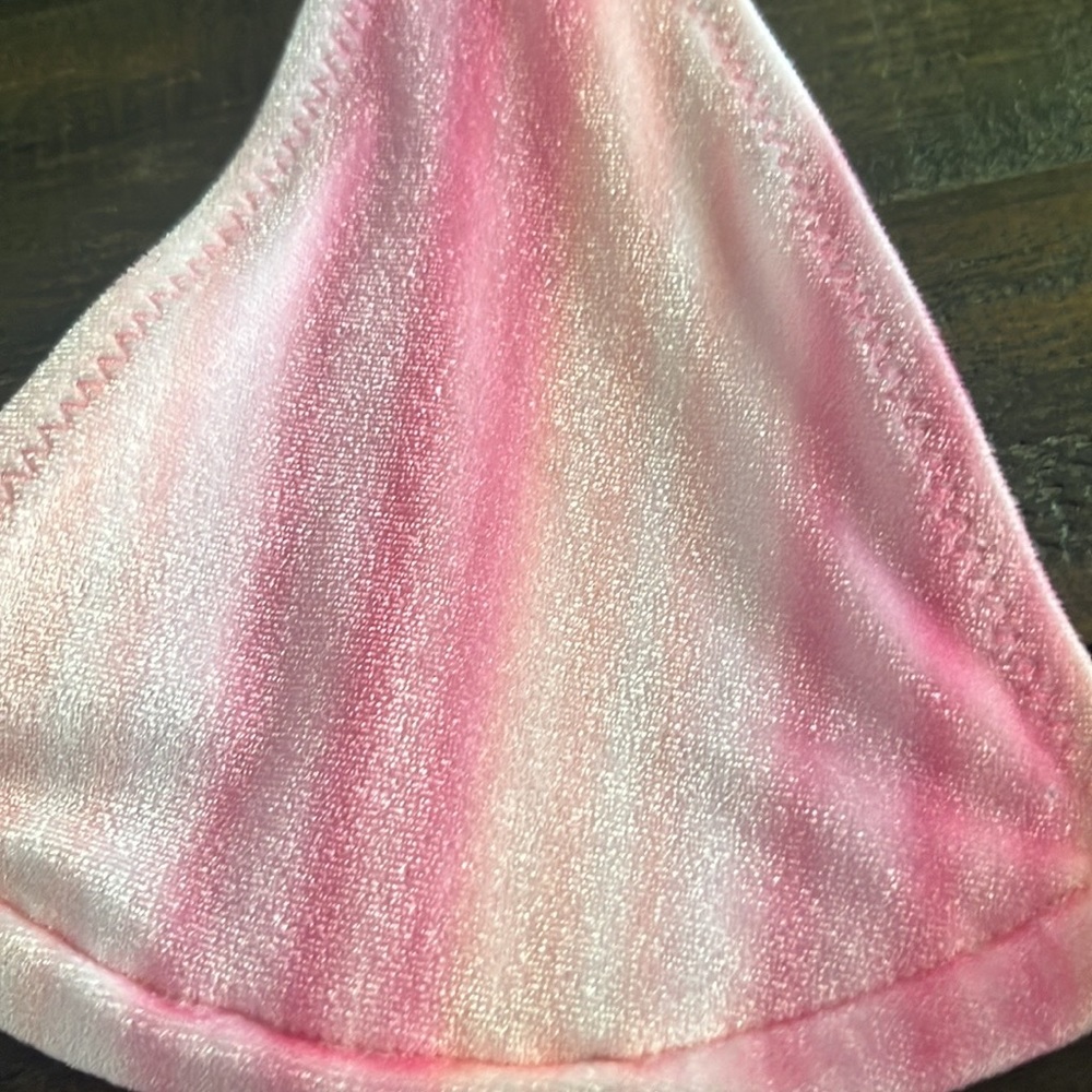 Frankie's Harlow Striped Velvet Bikini Top - Picture 3 of 9